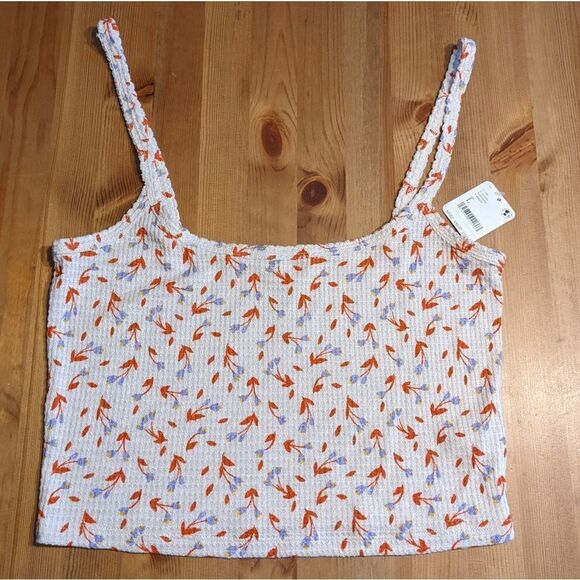 Free People One Of The Girls Tank Tea Large NEW c002 - Picture 4 of 7